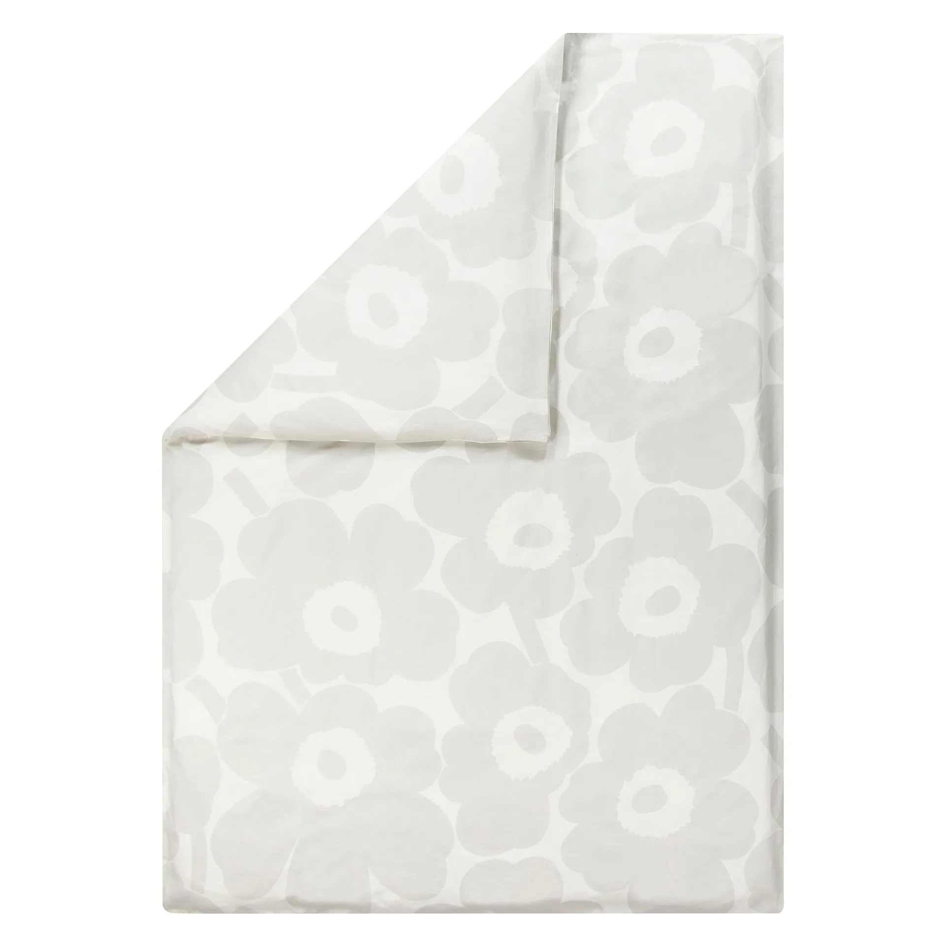 Unikko duvet cover 150x210 cm, grey-white Marimekko
