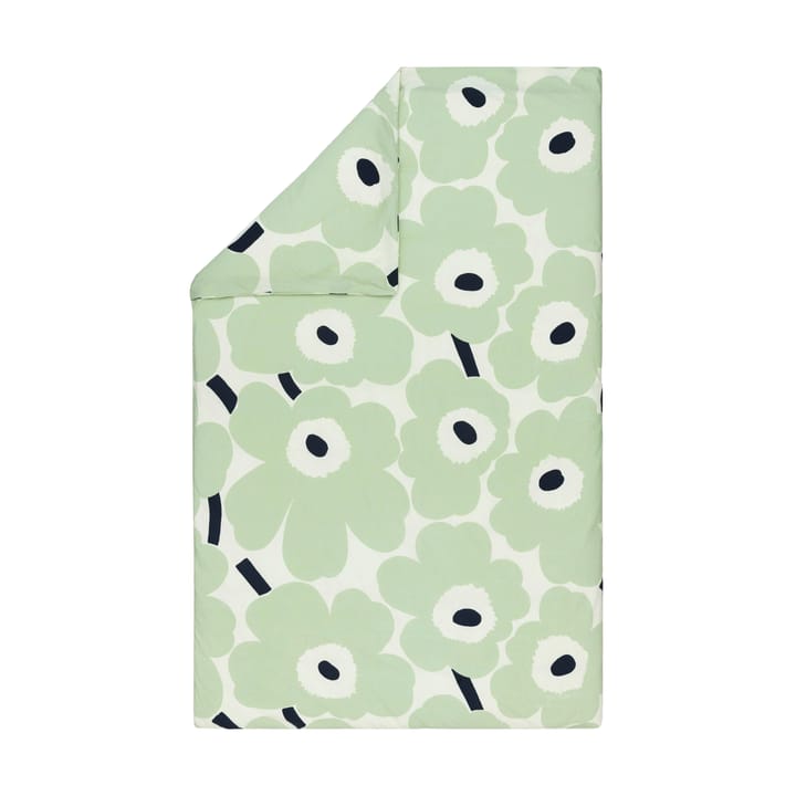 Unikko duvet cover 150x210 cm, Off white-sage-dark blue Marimekko