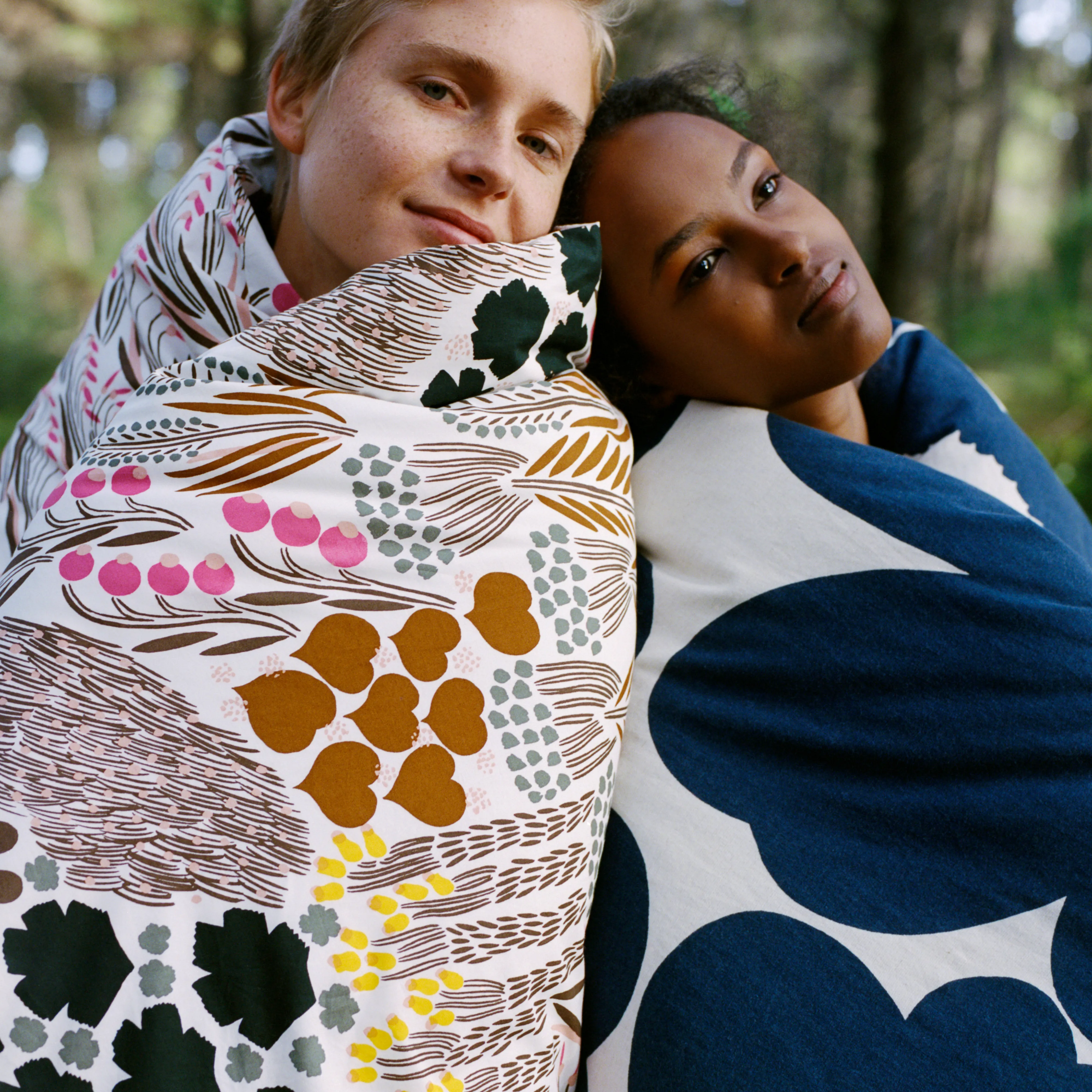 Unikko duvet cover cotton-linen 150x210 cm from Marimekko