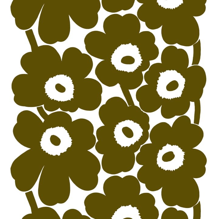 Unikko fabric - brown-white - Marimekko