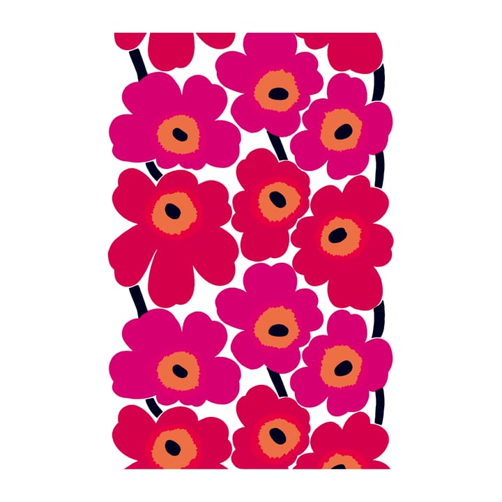 Unikko fabric - red - Marimekko