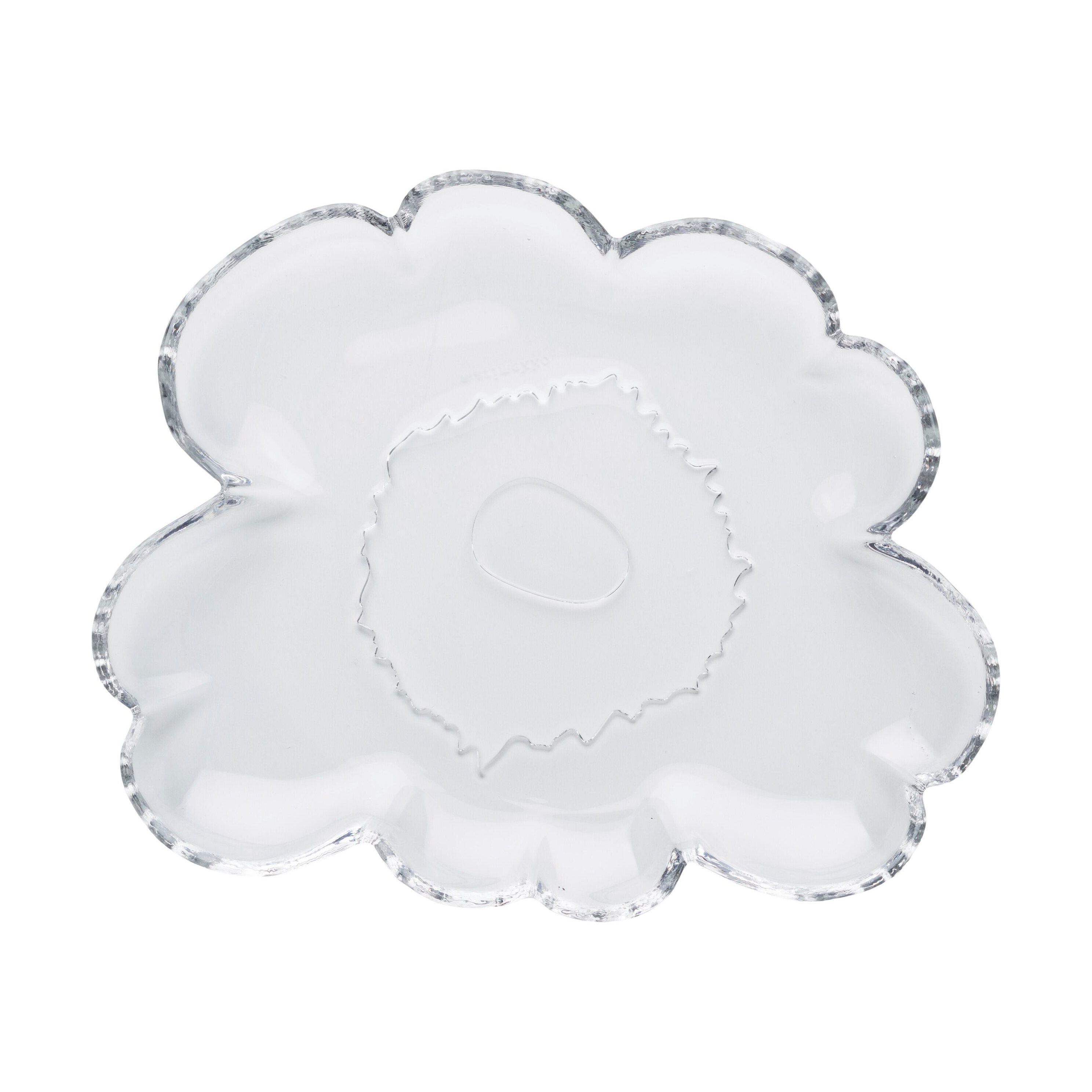Unikko glass plate 20 cm from Marimekko - NordicNest.com
