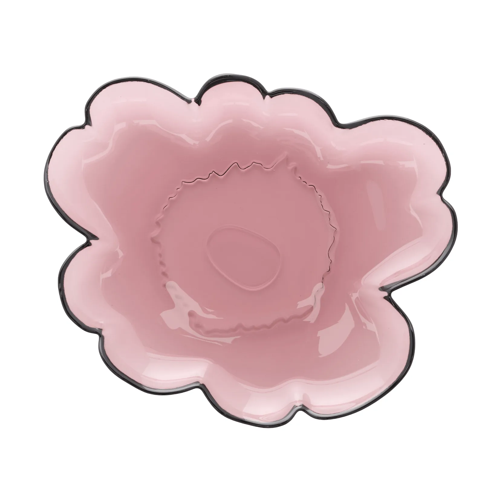 Unikko glass plate 20 cm from Marimekko - NordicNest.com