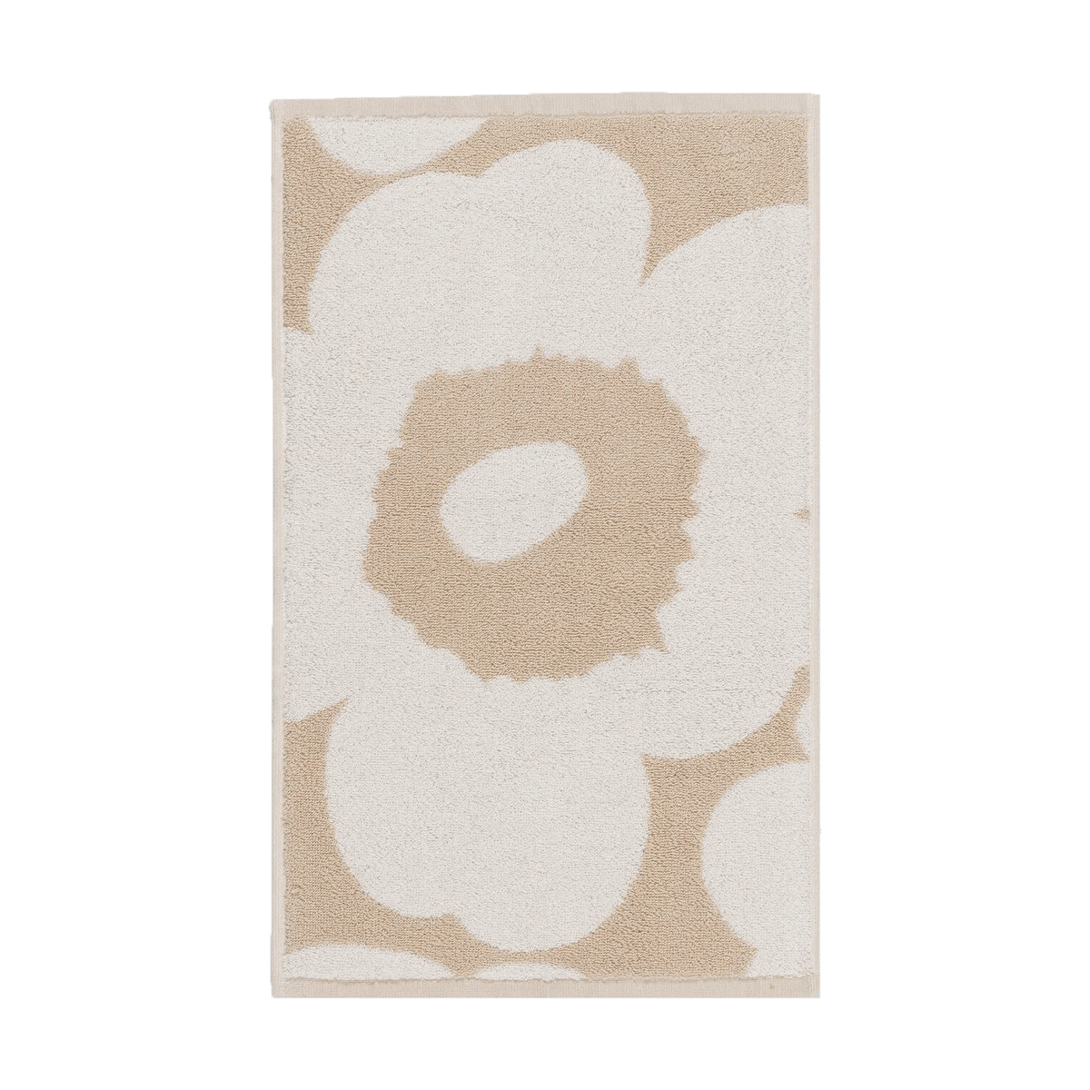 Marimekko Unikko guest towel 30x50 cm Beige-white | Scandinavian Design | Hand towels | Beige