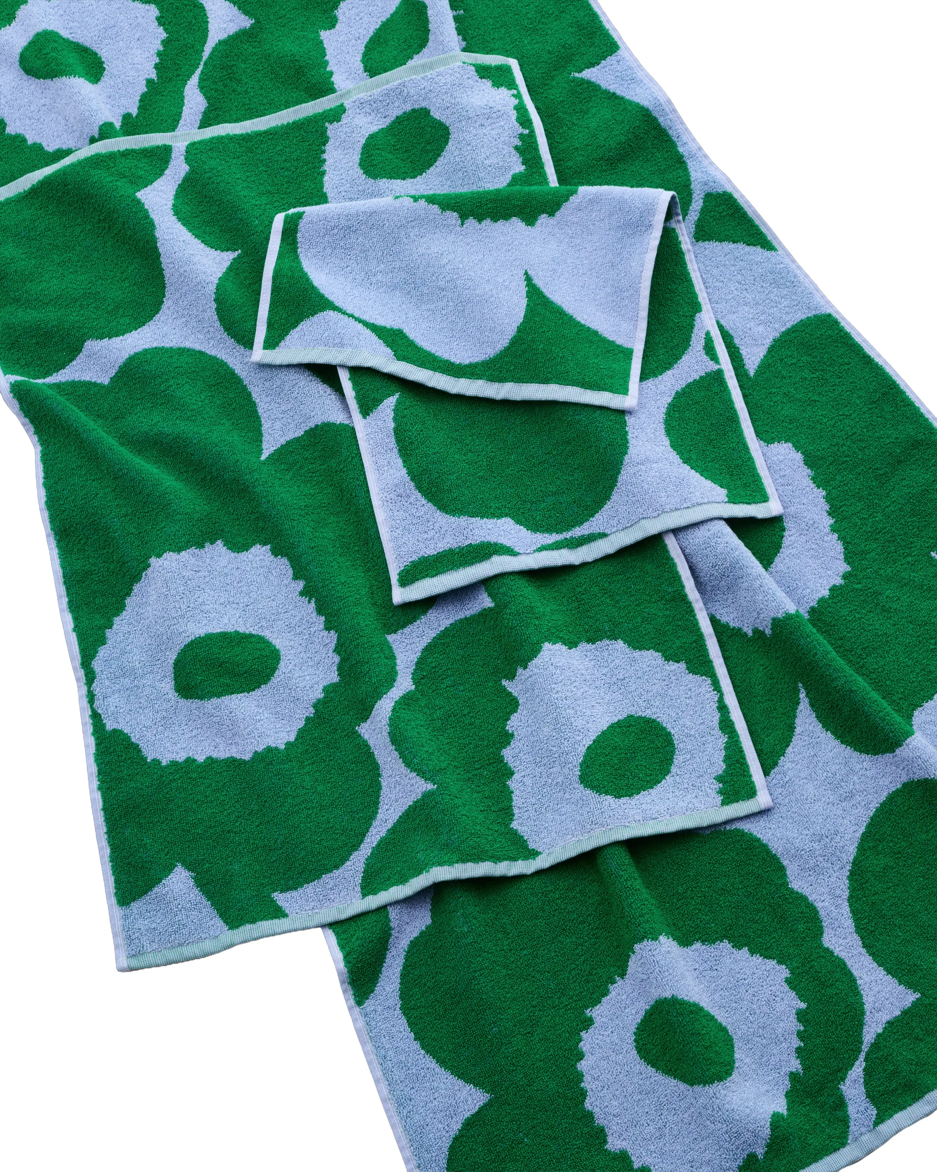Unikko guest towel 30x50 cm, Light blue-green Marimekko