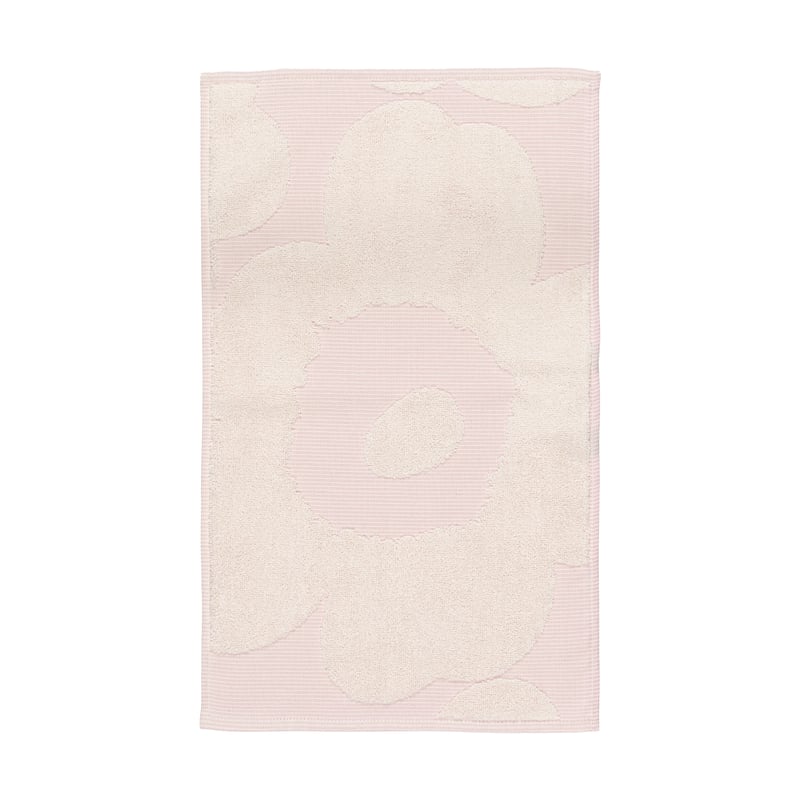 Marimekko Unikko guest towel 30x50 cm White-light pink