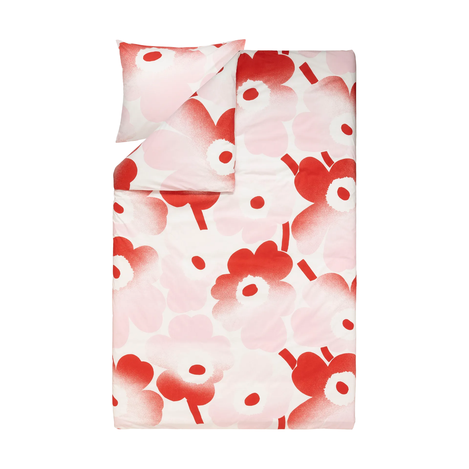 Unikko Häivähdys bed set 150x210 cm, 50x60 cm, Pink Marimekko