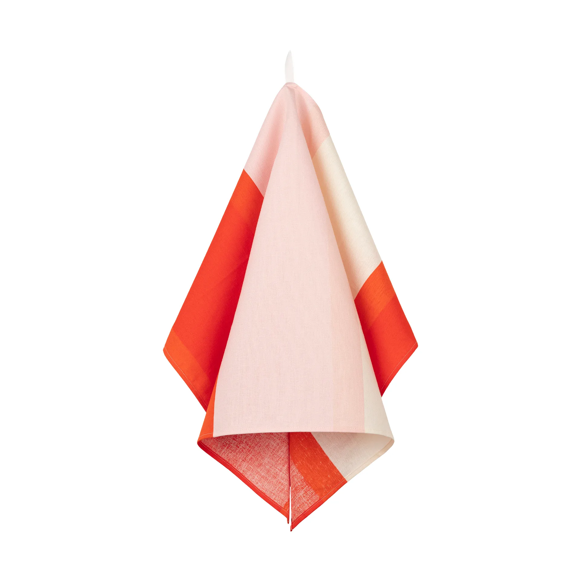 Unikko kitchen towel 47x70 cm, Off white-pink-orange red Marimekko