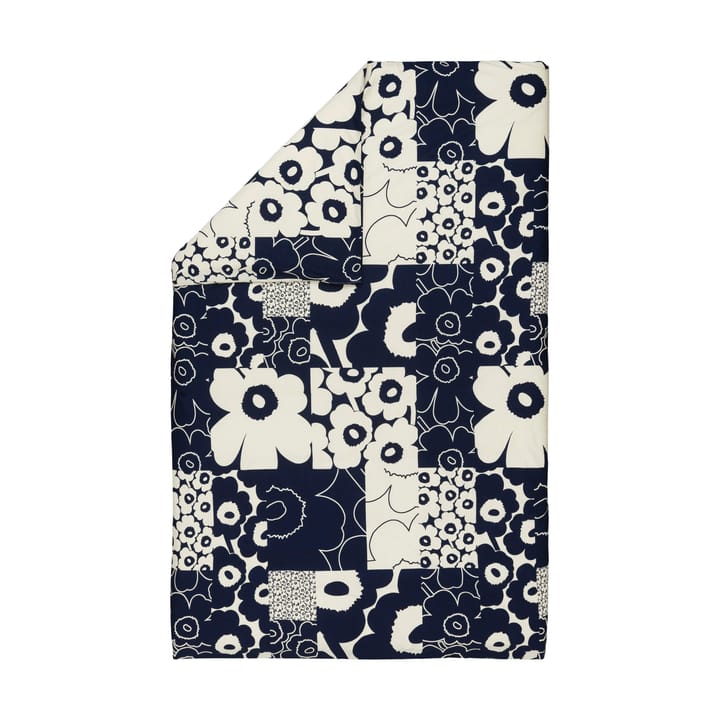 Unikko kollaasi duvet cover 150x210 cm, Off-white-dark blue Marimekko