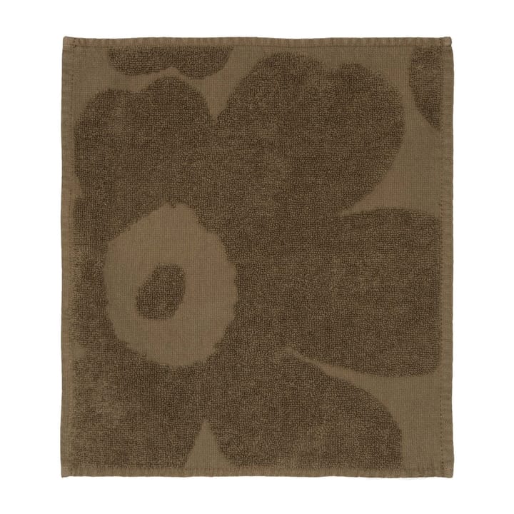 Unikko Mini towel 30x30 cm - dark sand - Marimekko
