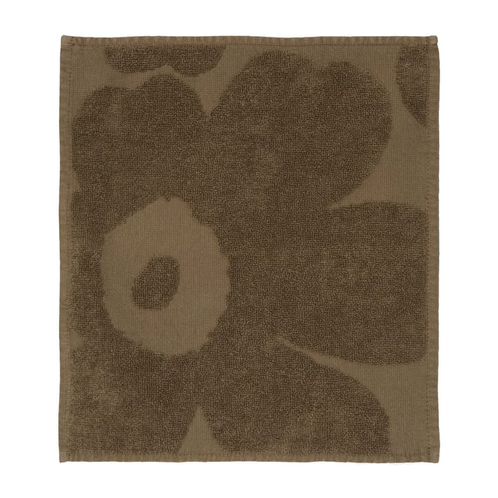 Unikko mini towel 30x30 cm - dark sand - Marimekko