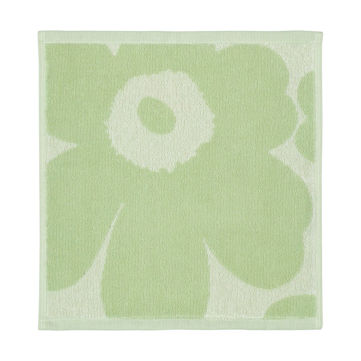 Marimekko Unikko mini towel 30x30 cm Off white-sage