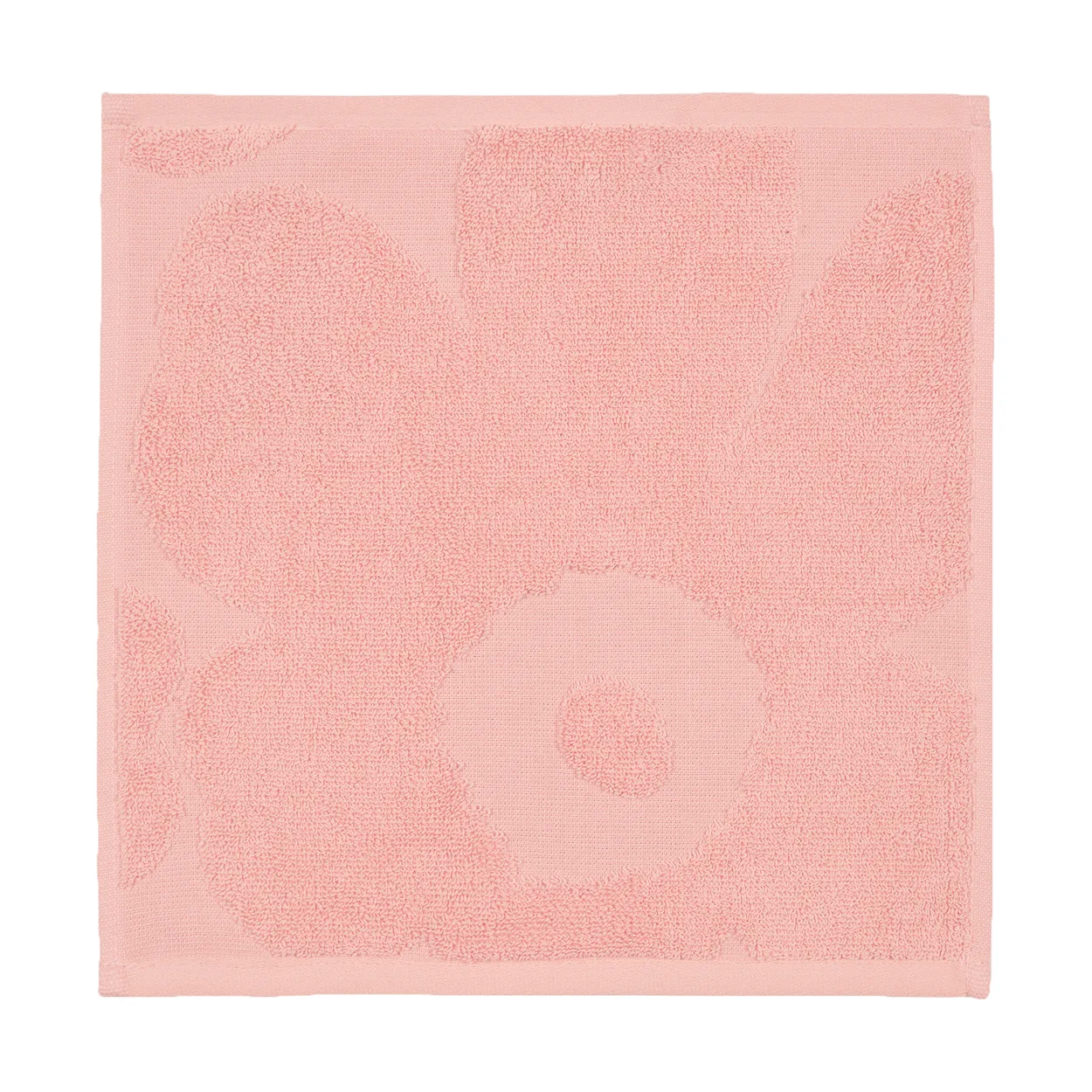 Marimekko Unikko mini towel 30x30 cm Pink-powder | Scandinavian Design | Hand towels | Pink