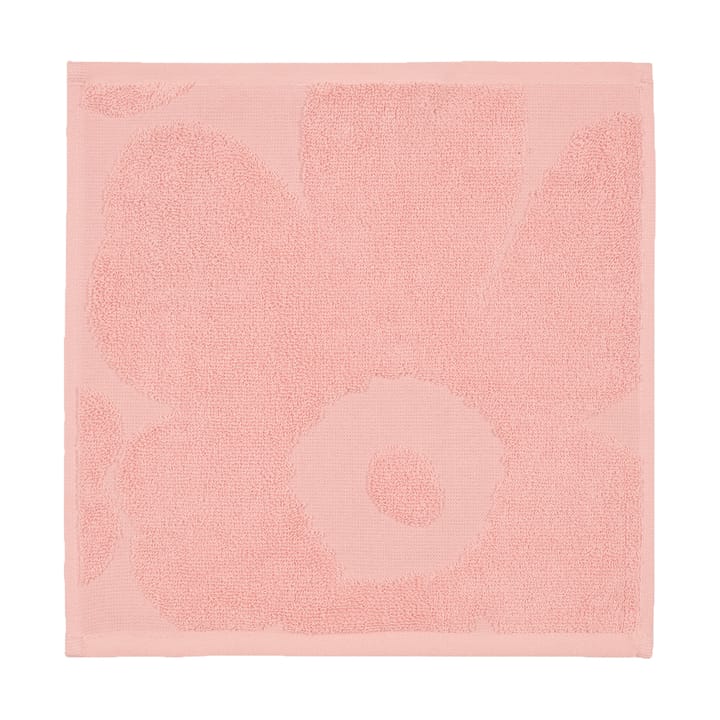 Unikko mini towel 30x30 cm - Pink-powder - Marimekko
