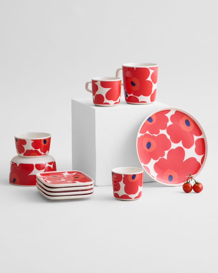 Unikko mug 25 cl - red-white - Marimekko