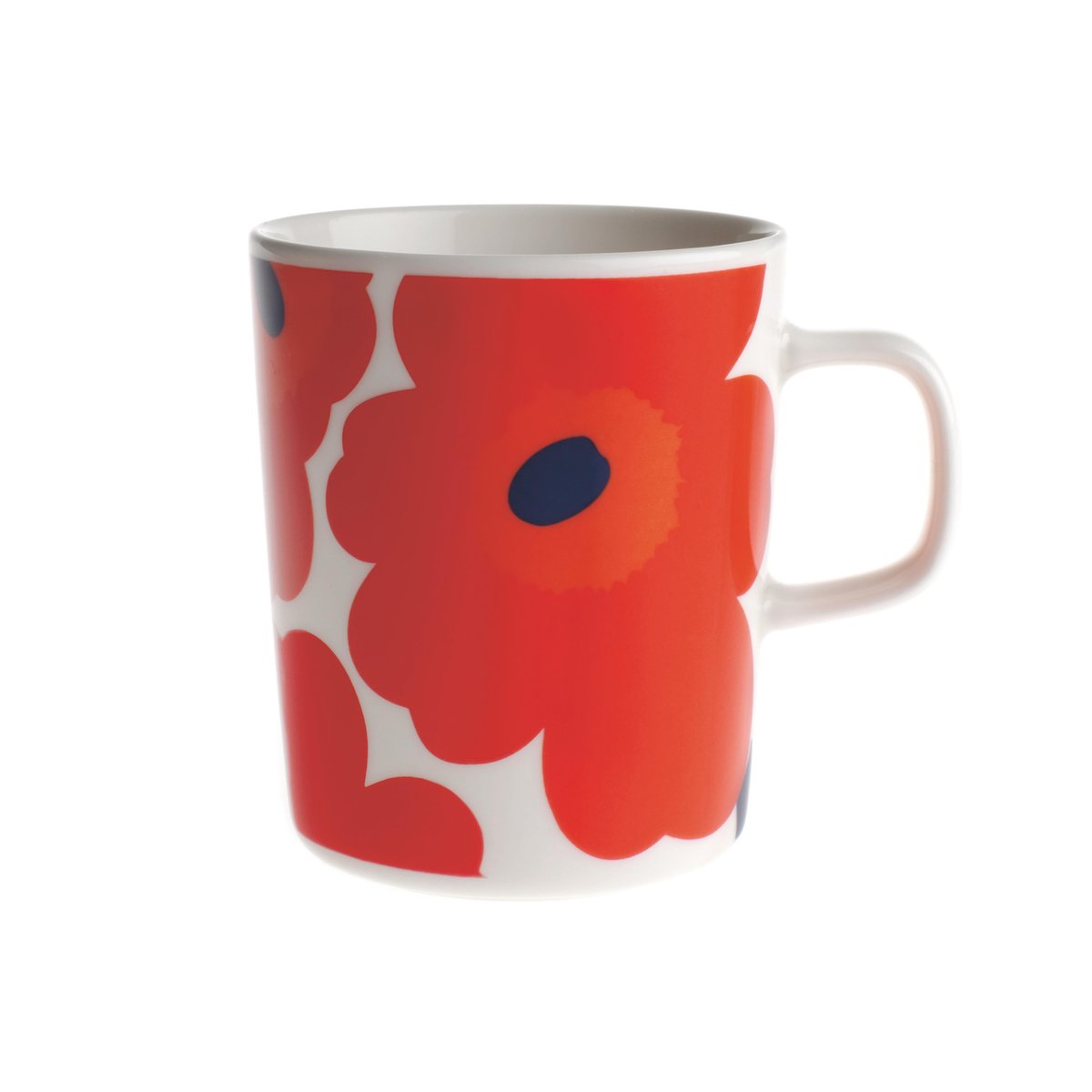 Marimekko Unikko mug 25 cl red-white | Scandinavian Design | Coffee cups | Red