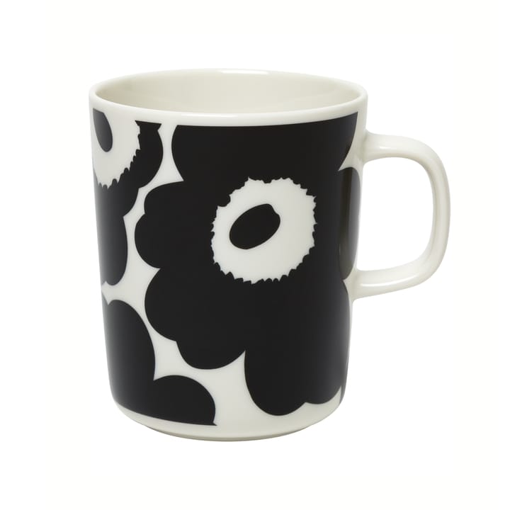 Unikko mug 25 cl - white-black - Marimekko