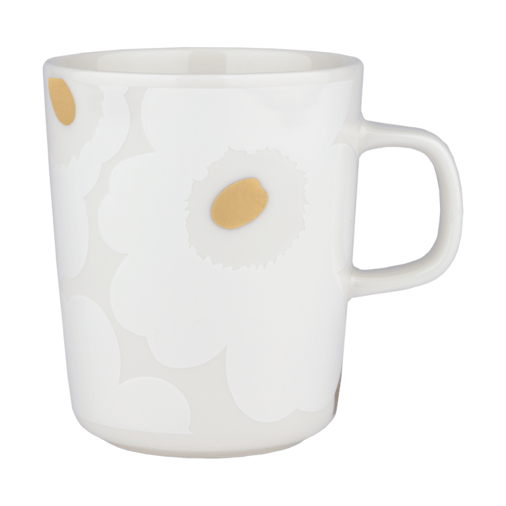 Unikko mug 25 cl - White-gold - Marimekko