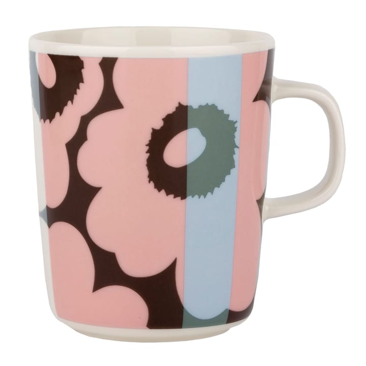 Unikko mug 25 cl - White-light sky-dusty pink - Marimekko
