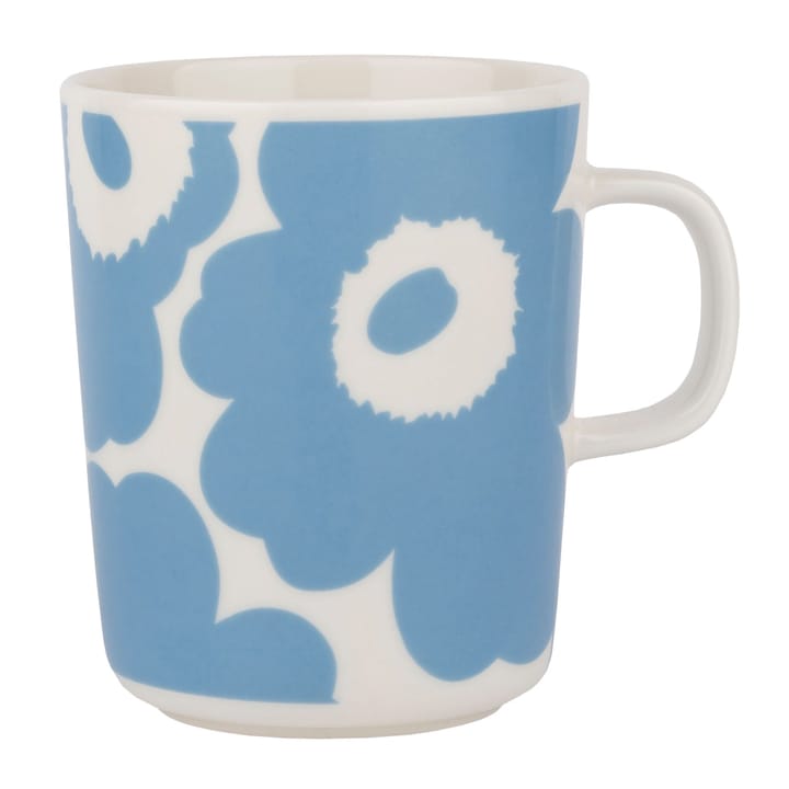 Unikko mug 25 cl, White-sky blue Marimekko