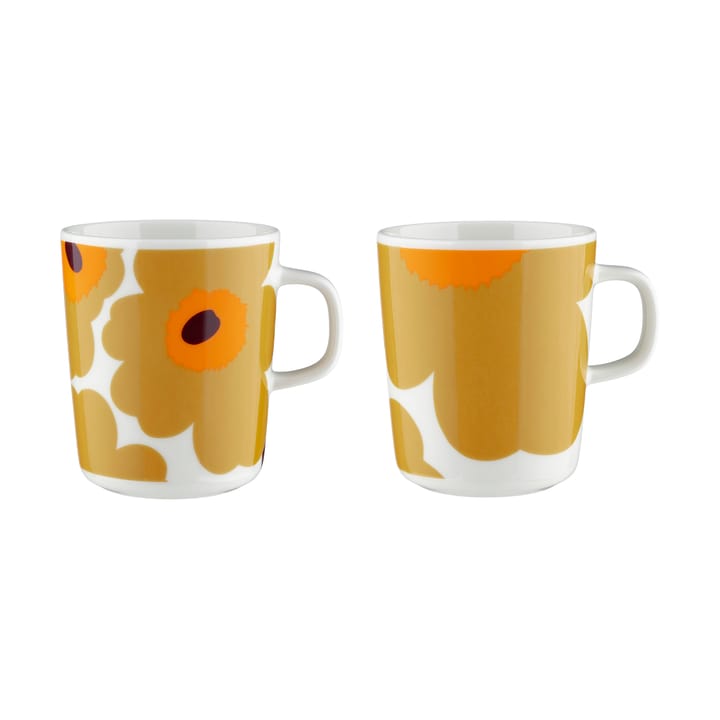 Unikko mug 2.5 dl 2 pack - White - Marimekko