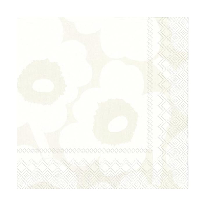 Unikko napkin 33x33 cm 20-pack - White-grey - Marimekko