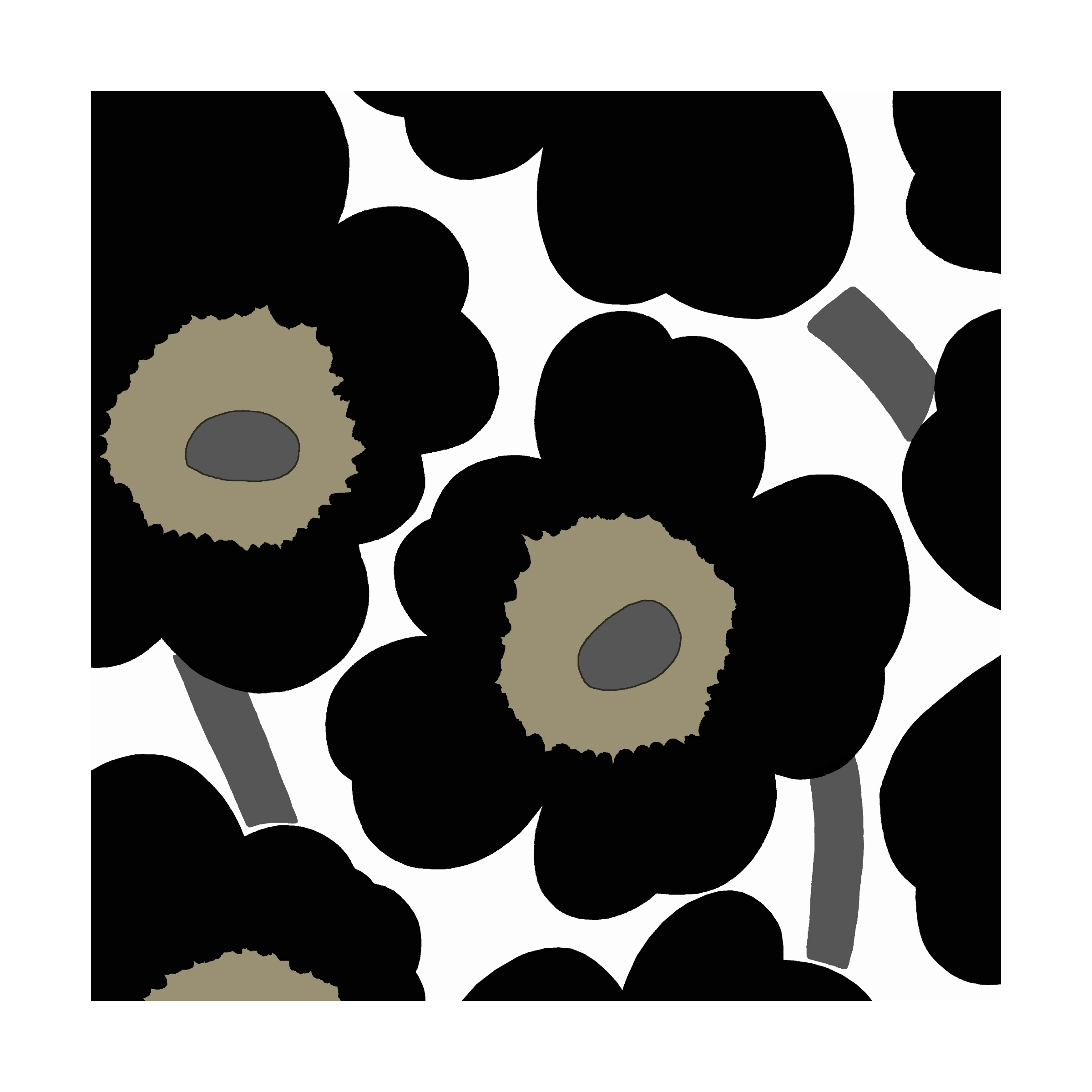 Unikko napkins 33x33 cm 20-pack from Marimekko - NordicNest.com