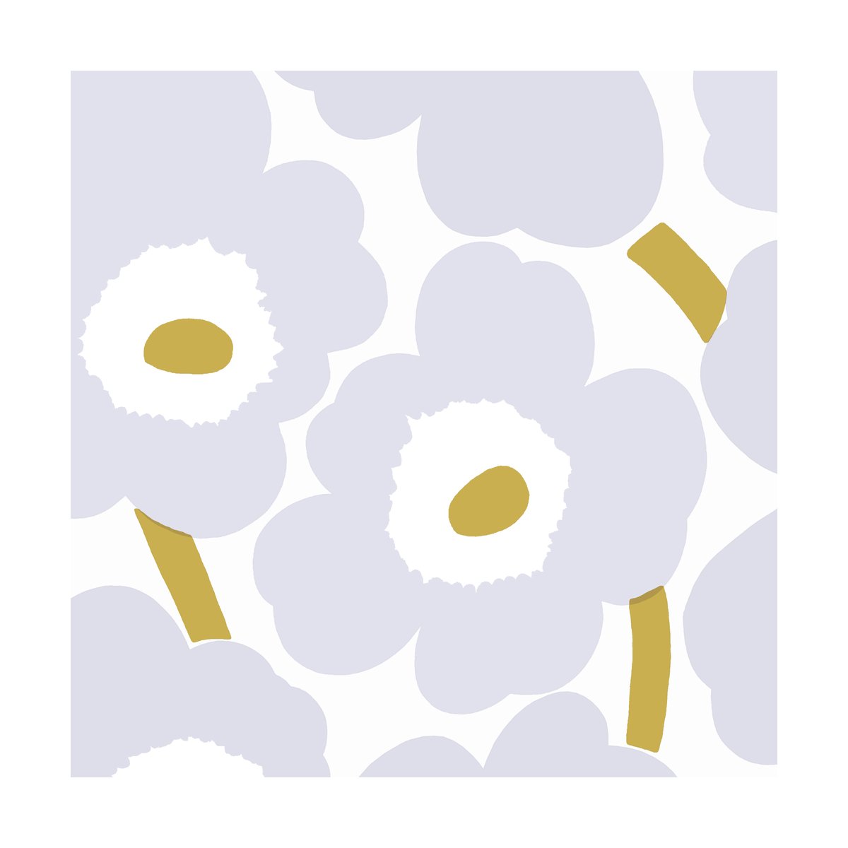 Marimekko Unikko napkins 33x33 cm 20-pack Gray
