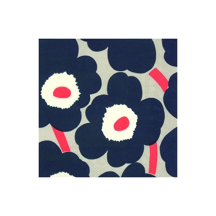 Unikko napkins 33x33 cm 20-pack, linen Marimekko