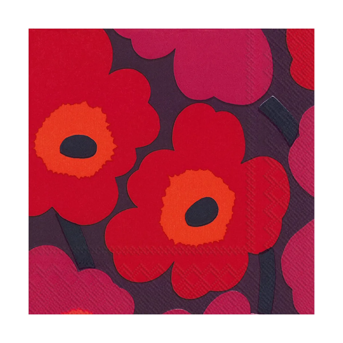 Marimekko Unikko napkins 33x33 cm 20-pack Mauve