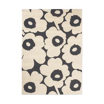 Unikko outdoor rug - Charcoal-white, 140x200 cm - Marimekko