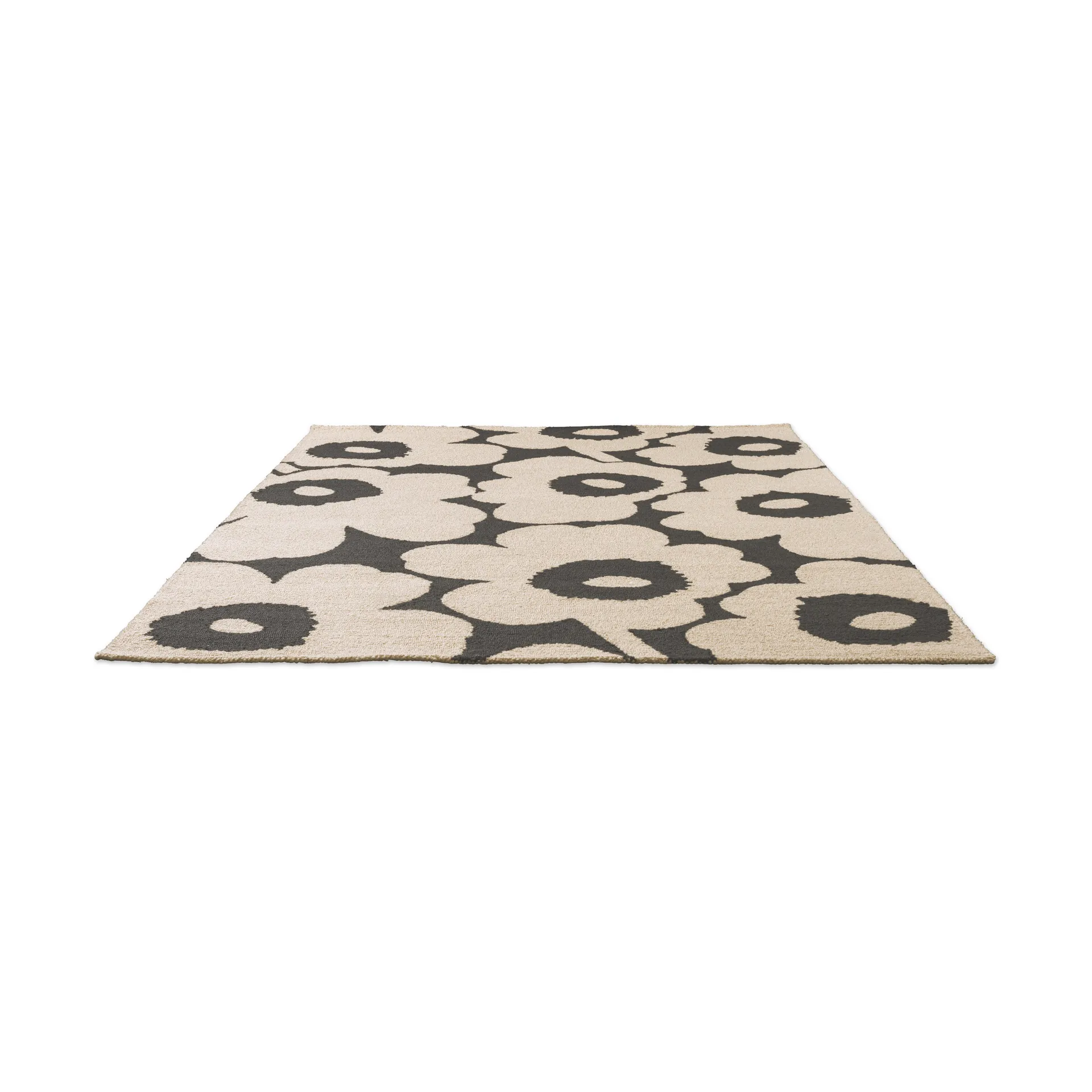 Unikko outdoor rug, Charcoal-white, 160x230 cm Marimekko