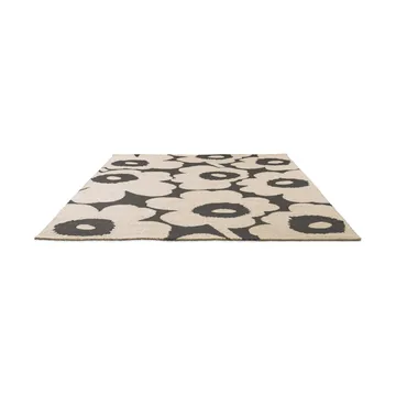 Unikko outdoor rug - Charcoal-white, 160x230 cm - Marimekko