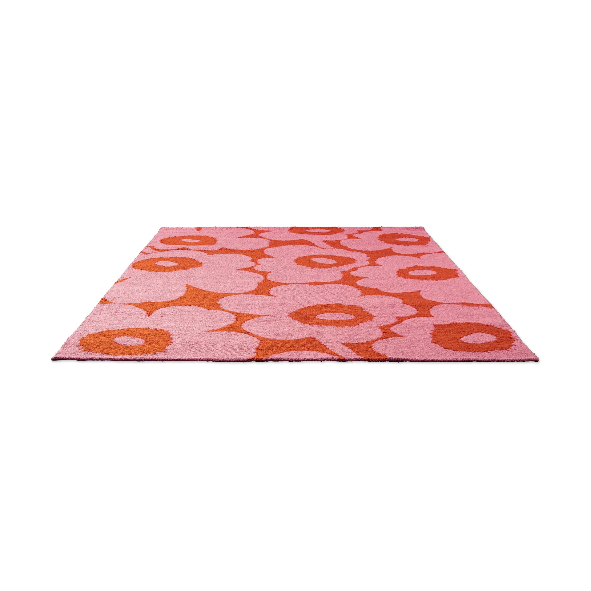 Unikko outdoor rug, Pink-orange, 140x200 cm Marimekko