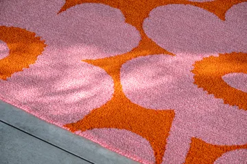Unikko outdoor rug - Pink-orange, 160x230 cm - Marimekko
