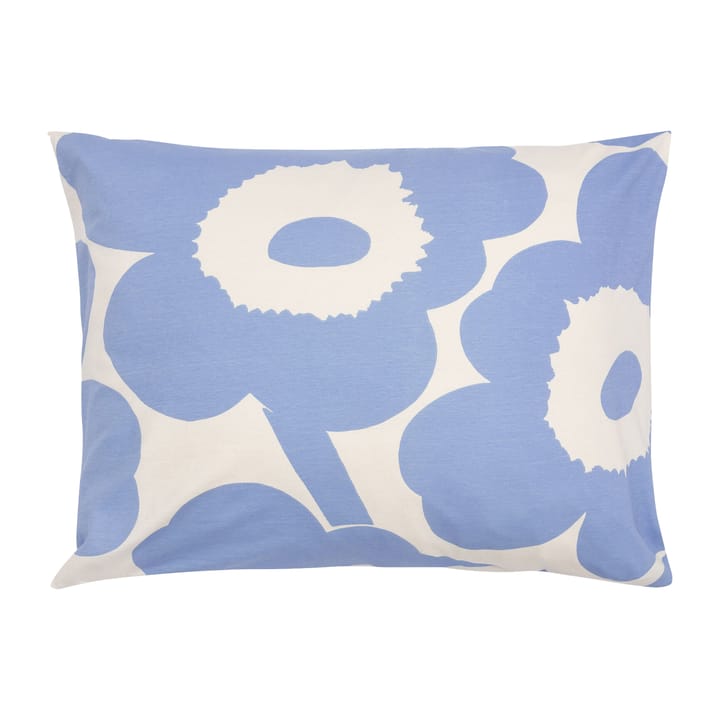 Unikko pillowcase 50x60 cm - Light blue-natural white - Marimekko