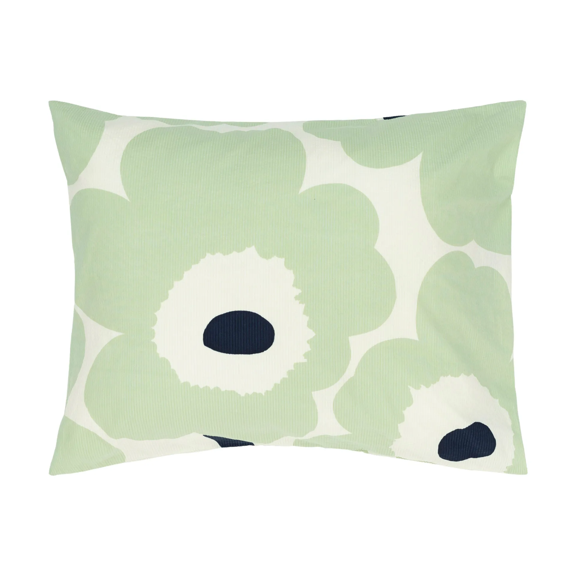 Unikko pillowcase 50x60 cm, Off white-sage-dark blue Marimekko
