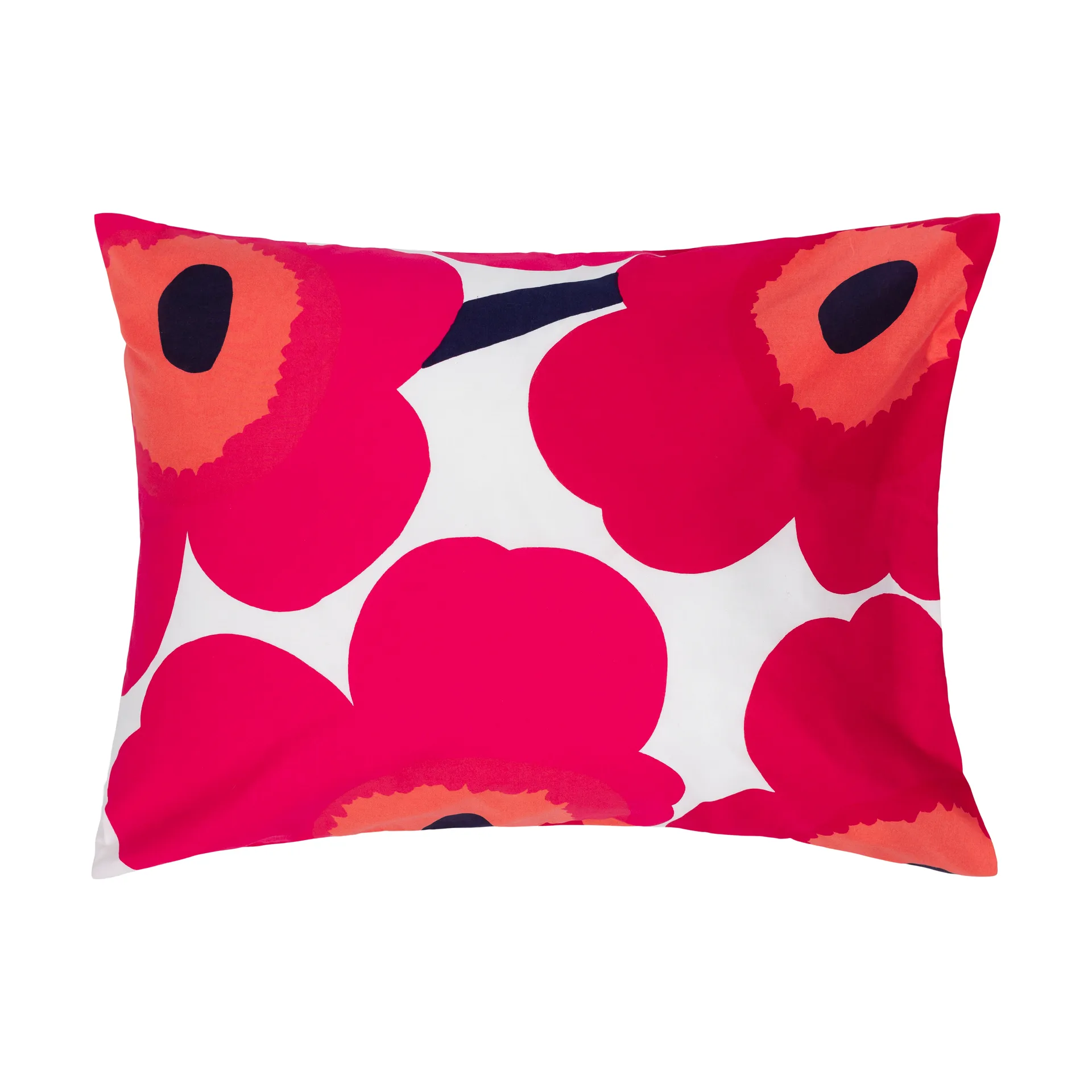 Unikko pillowcase 50x60 cm, Red Marimekko