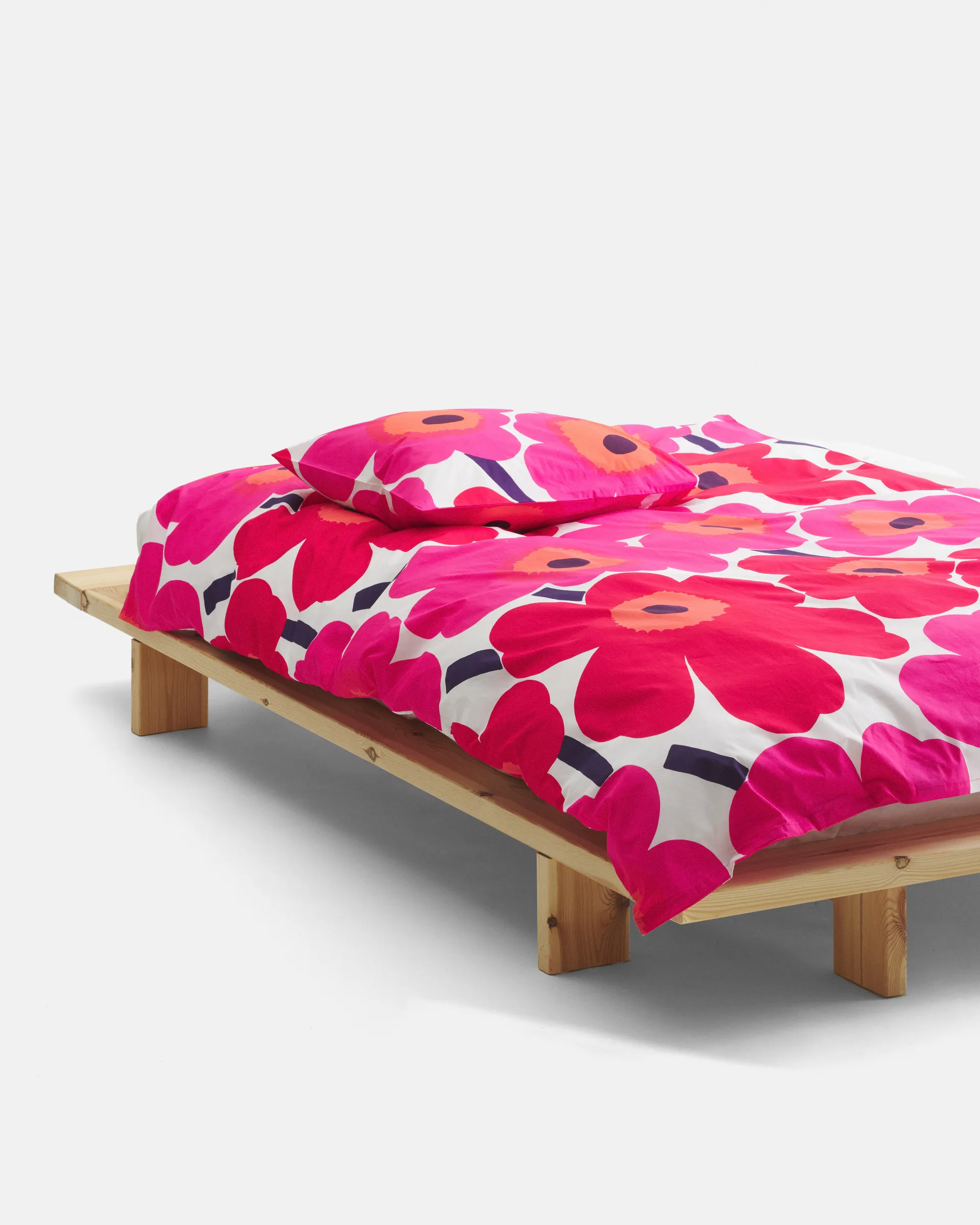 Unikko pillowcase 50x60 cm, Red Marimekko