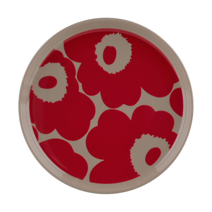 Unikko plate Ø13.5 cm - Terra-red - Marimekko