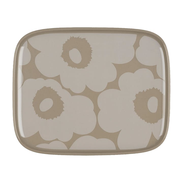 Unikko plate 15x12 cm - Beige - Marimekko