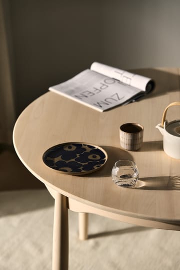 Unikko plate 20 cm - Terra-dark blue - Marimekko