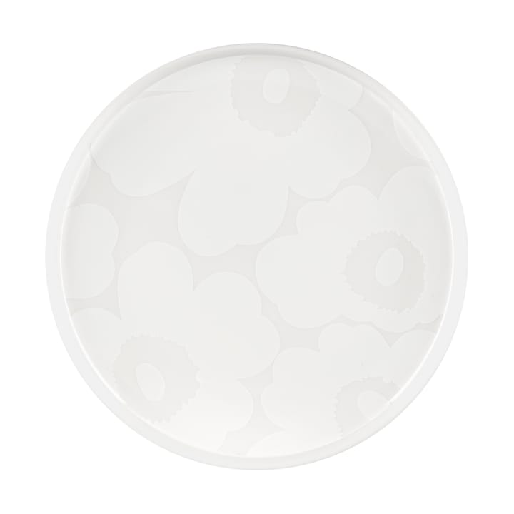 Unikko plate 20 cm - White-off white - Marimekko
