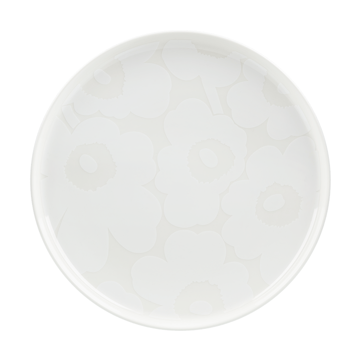 Unikko plate Ø25 cm - White - Marimekko