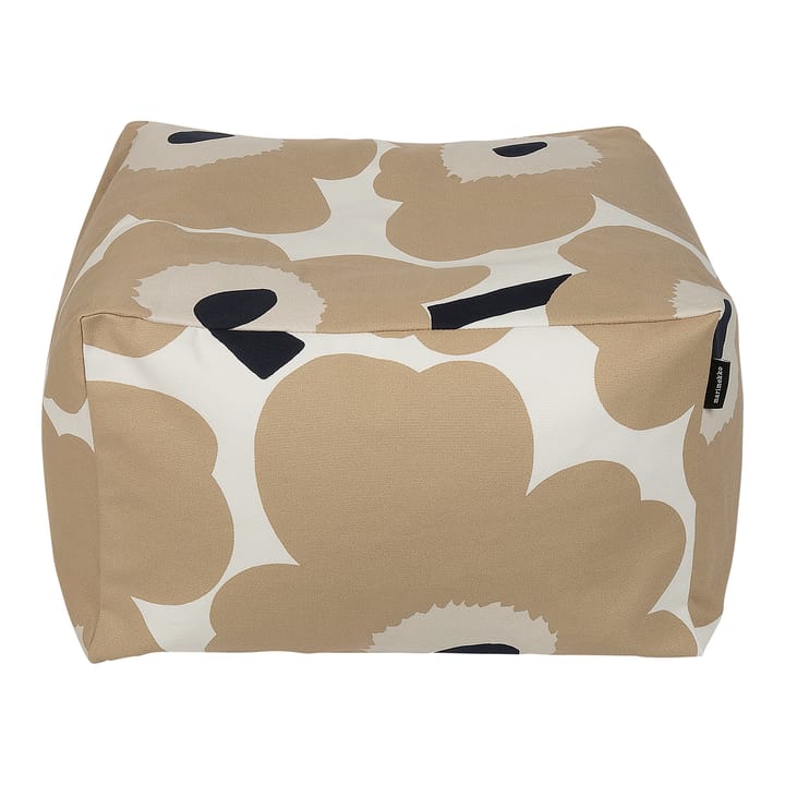 Unikko Puffi seat cushion - off white-beige-blue - Marimekko