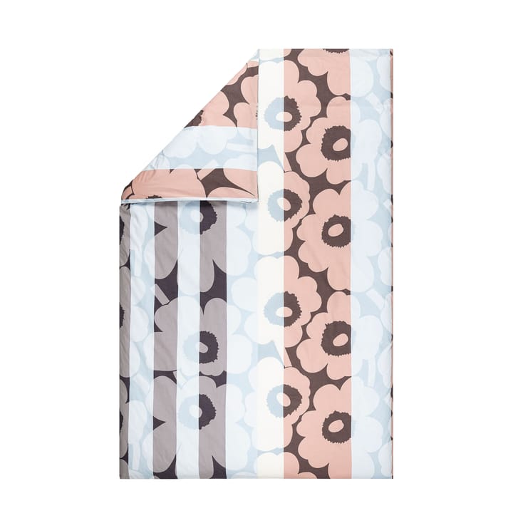 Unikko Ralli duvet cover 150x210 cm, Off white-peach-blue Marimekko