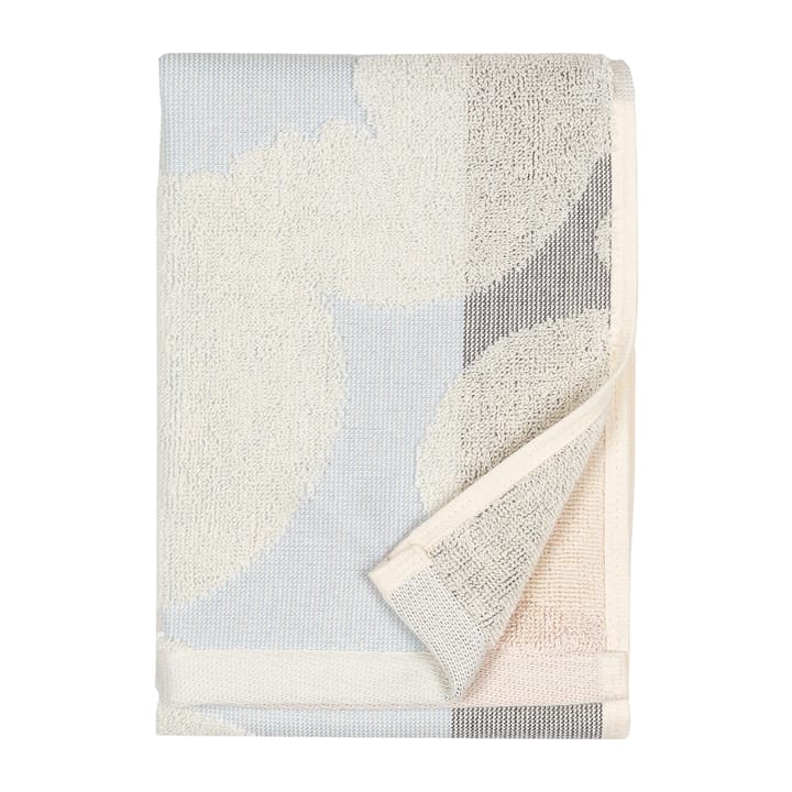 Unikko Ralli towel off white-peach-blue - 30x50 cm - Marimekko