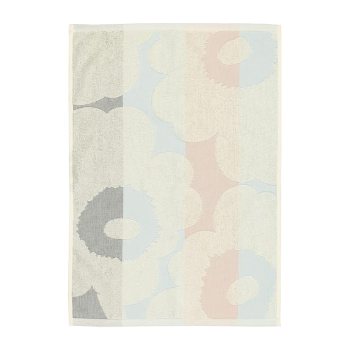 Unikko Ralli towel off white-peach-blue - 50x70 cm - Marimekko