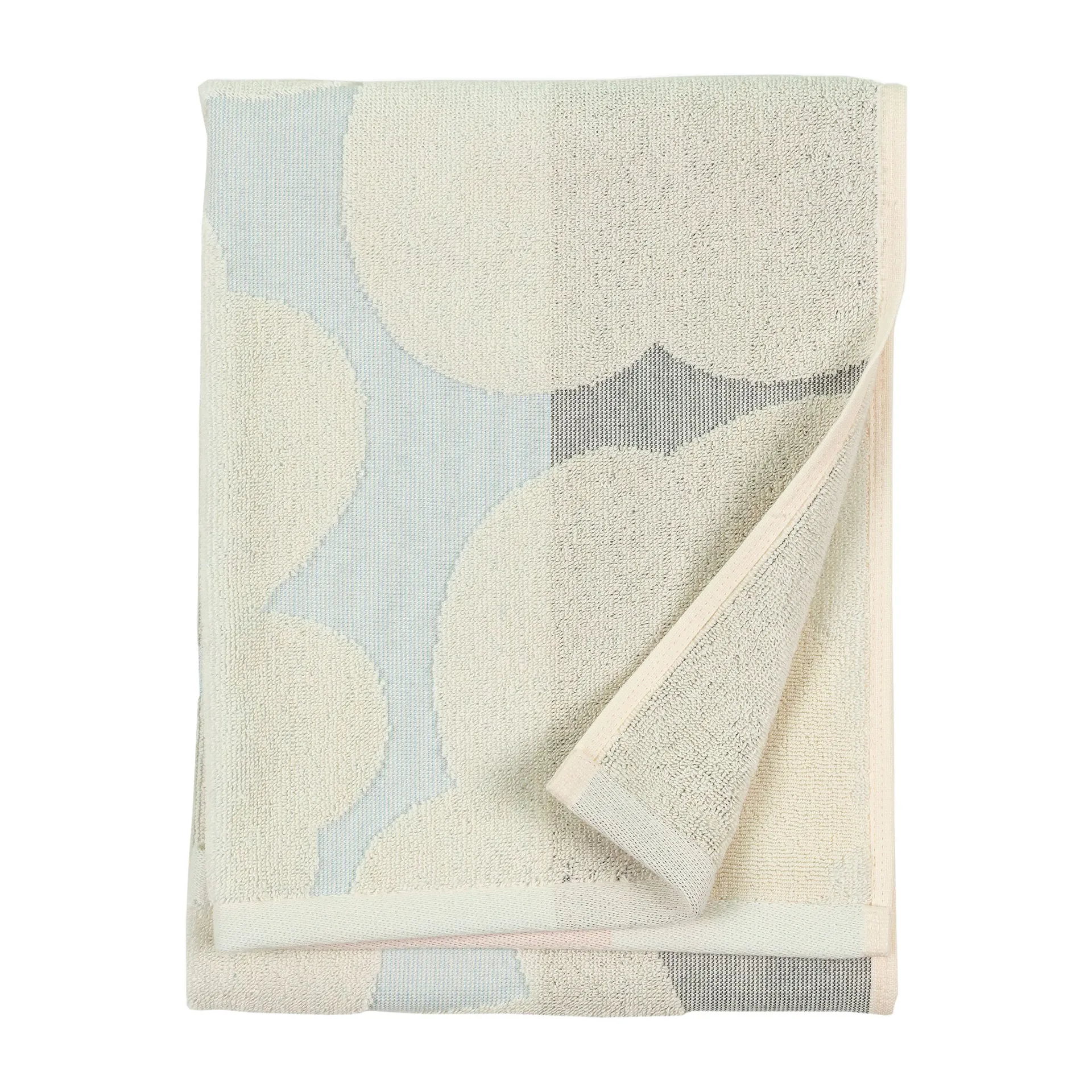 Unikko Ralli towel off white-peach-blue, 50x70 cm Marimekko