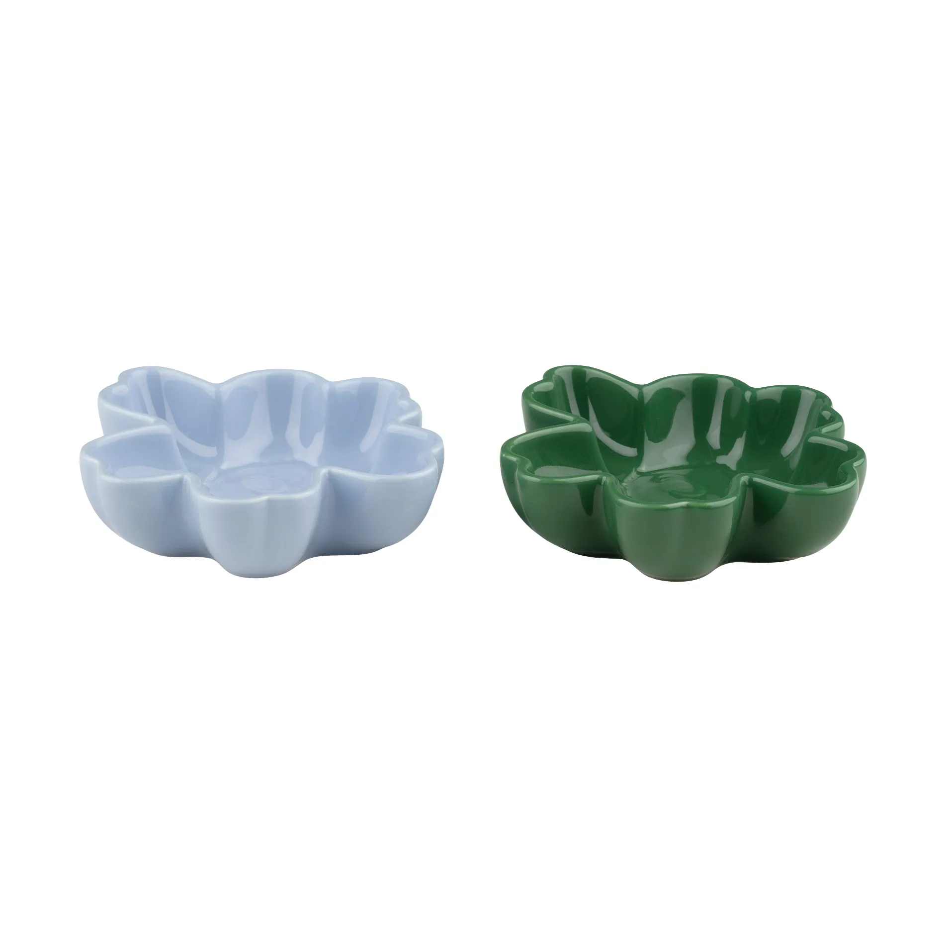Unikko Shape bowl Ø11 cm 2 pieces, Light blue-green Marimekko